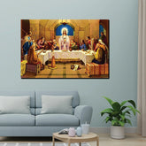 Sovereign Jesus Canvas Printed Wall Paintings for Living Room, Meditation Room, Bedroom, Churches, Hospitals Clearance Sale